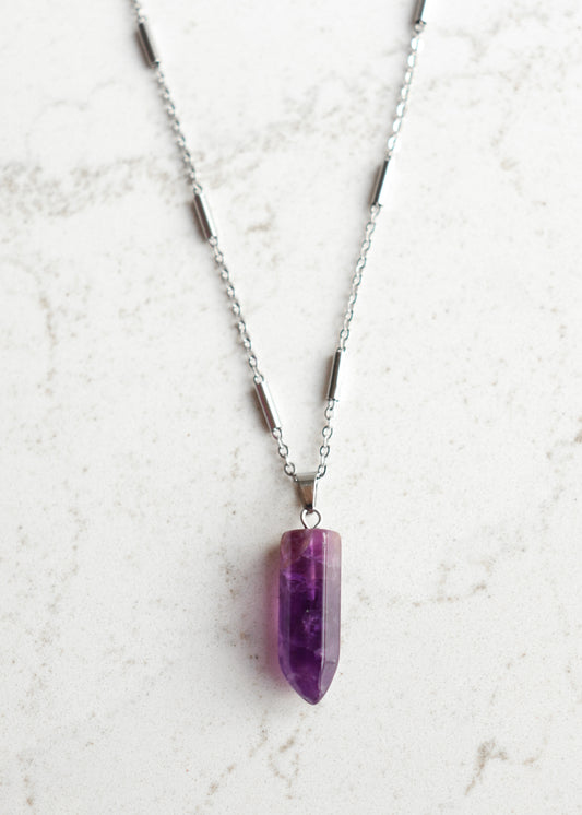 Collier avec crystal Cusco