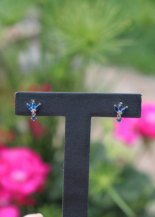 Boucles d'oreille Azul - argent