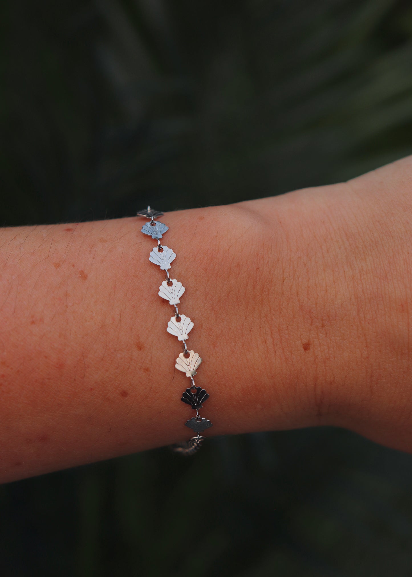 Seashell Bracelet - Silver