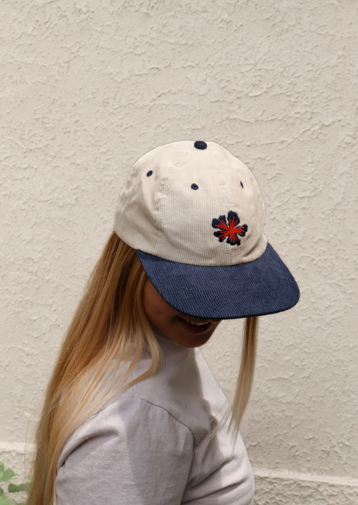 Casquette corduroy Hibisco