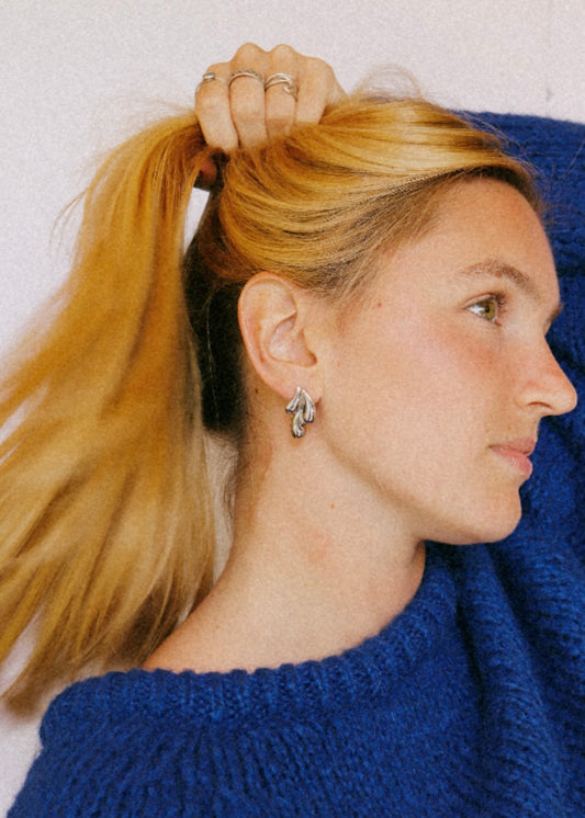 Boucles d'oreilles Dewata - argent