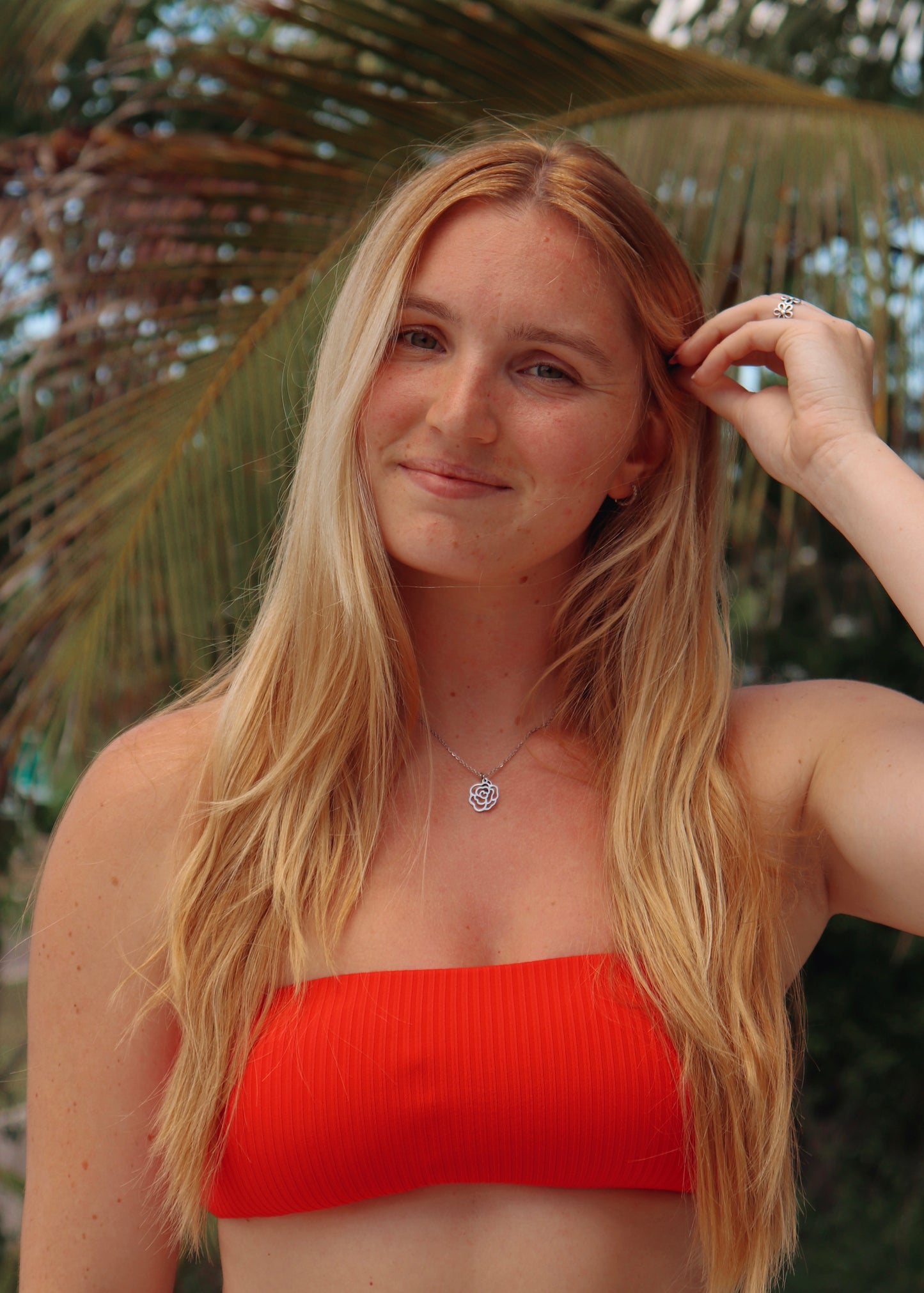 Collier Rosa - argent