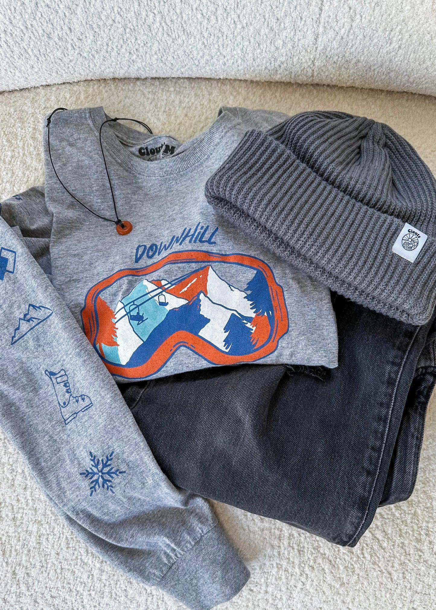 Tuque grise foncée
