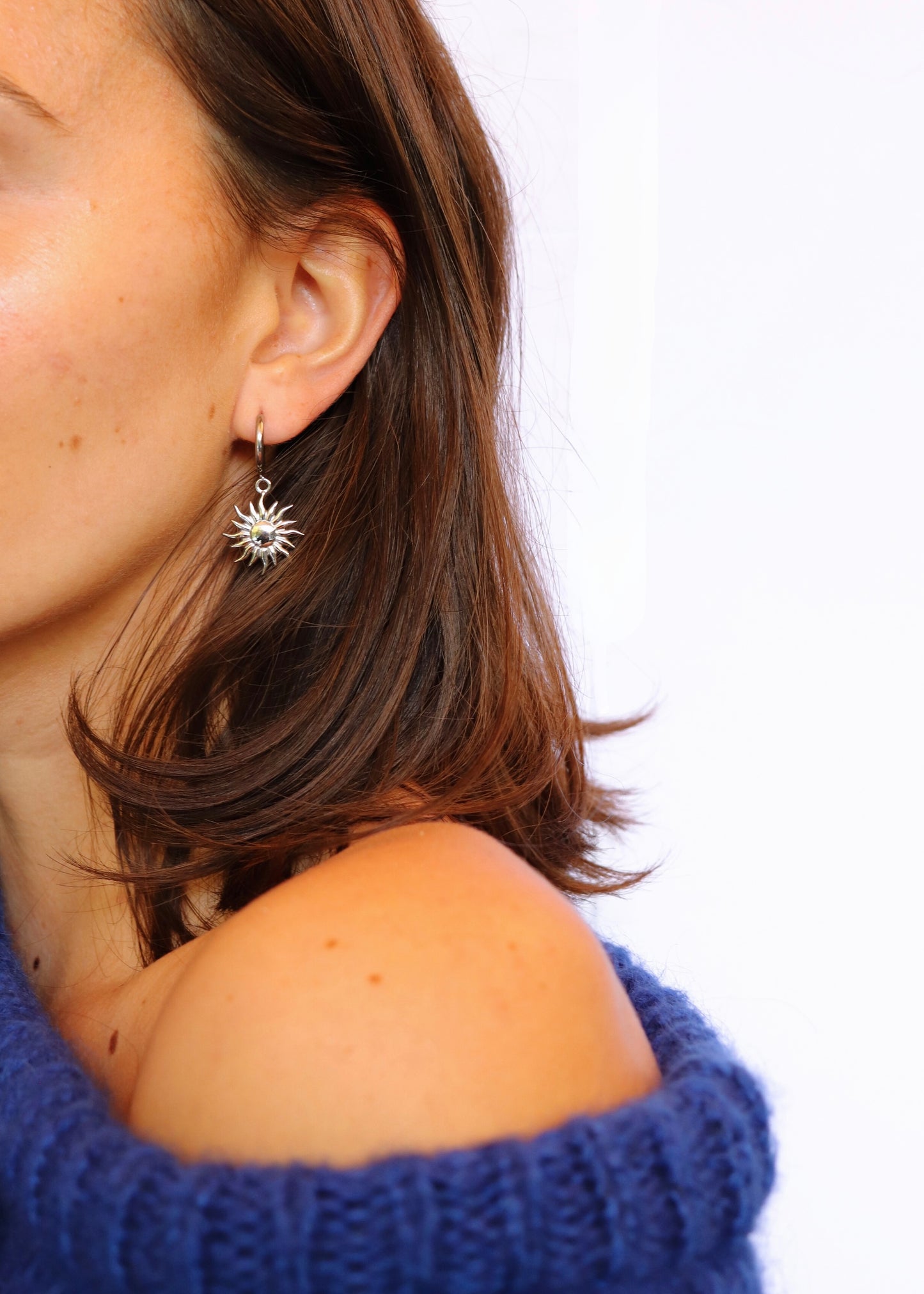 Boucles d'oreille Irie - argent