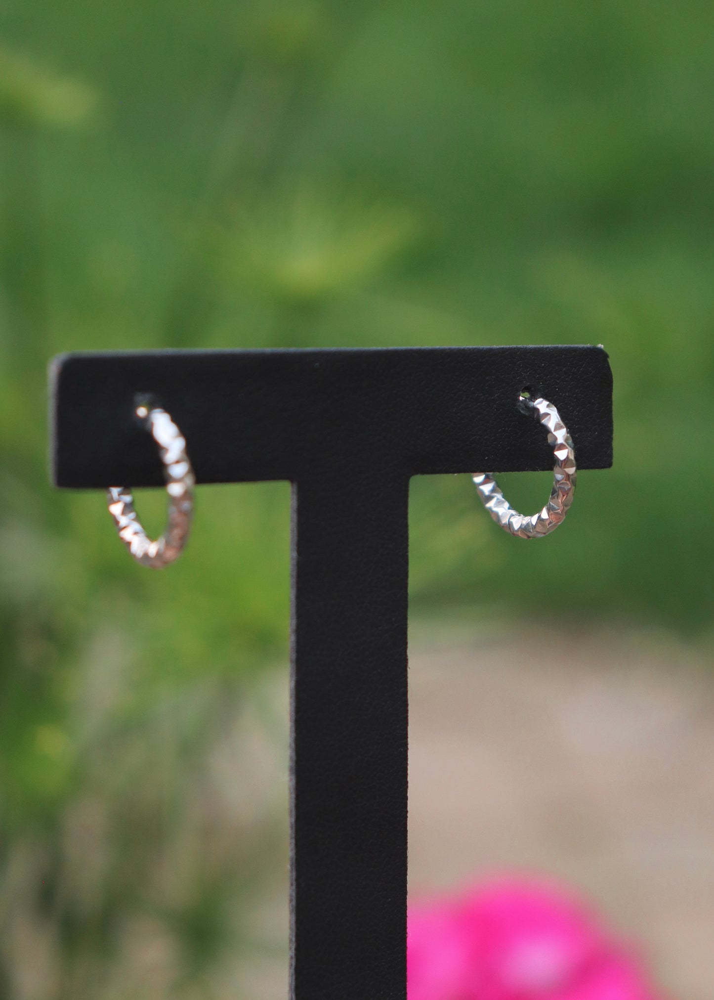 Olé Hoop Earrings - Silver