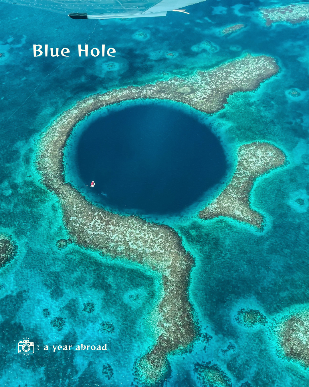 Boucles d'oreille Blue Hole - or