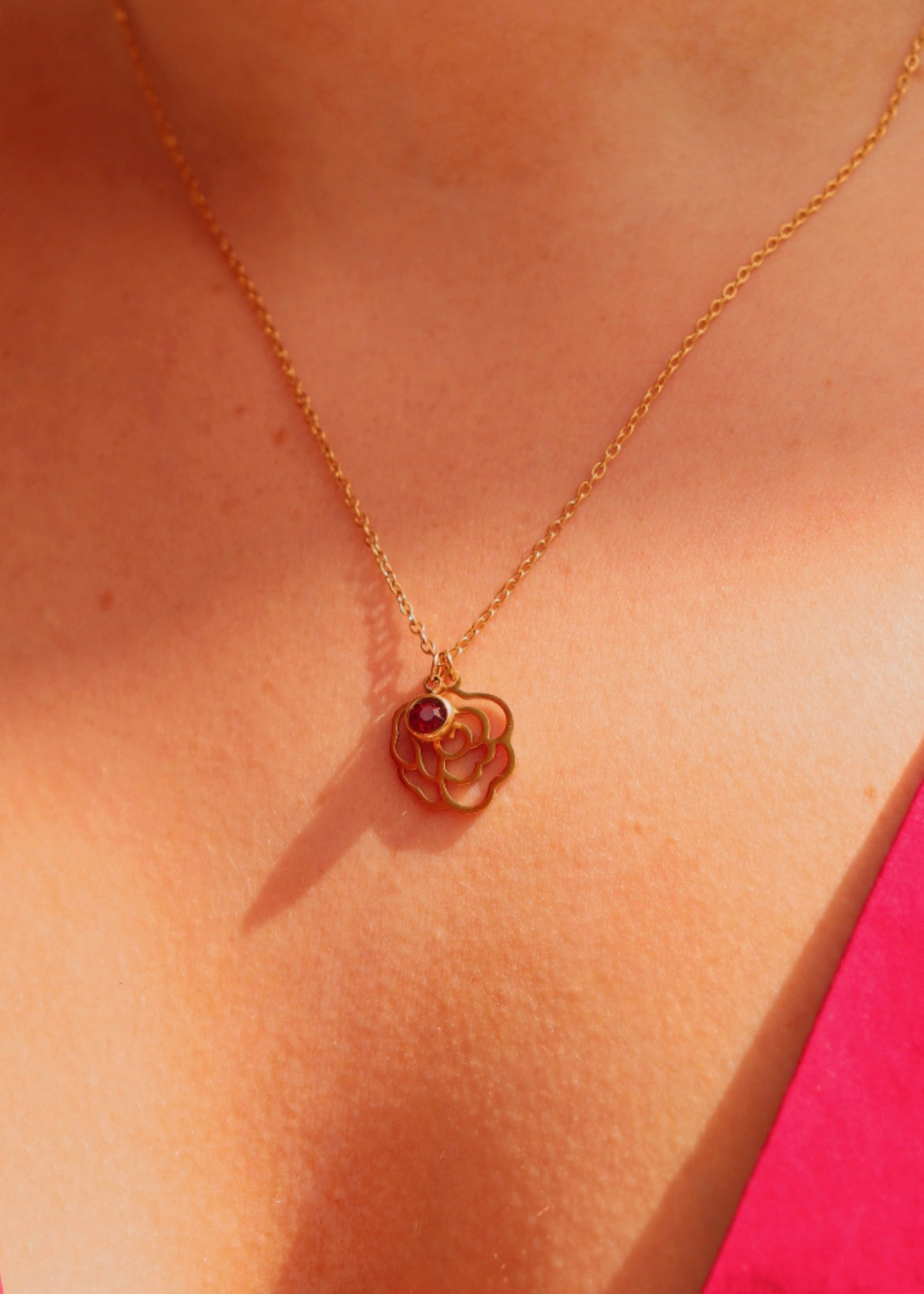 Collier Rosa - Or