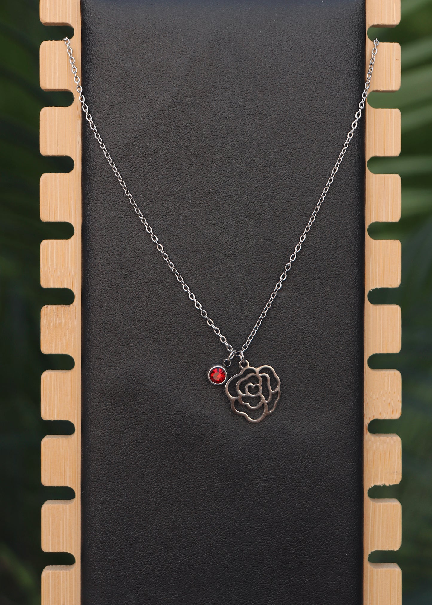 Collier Rosa - argent