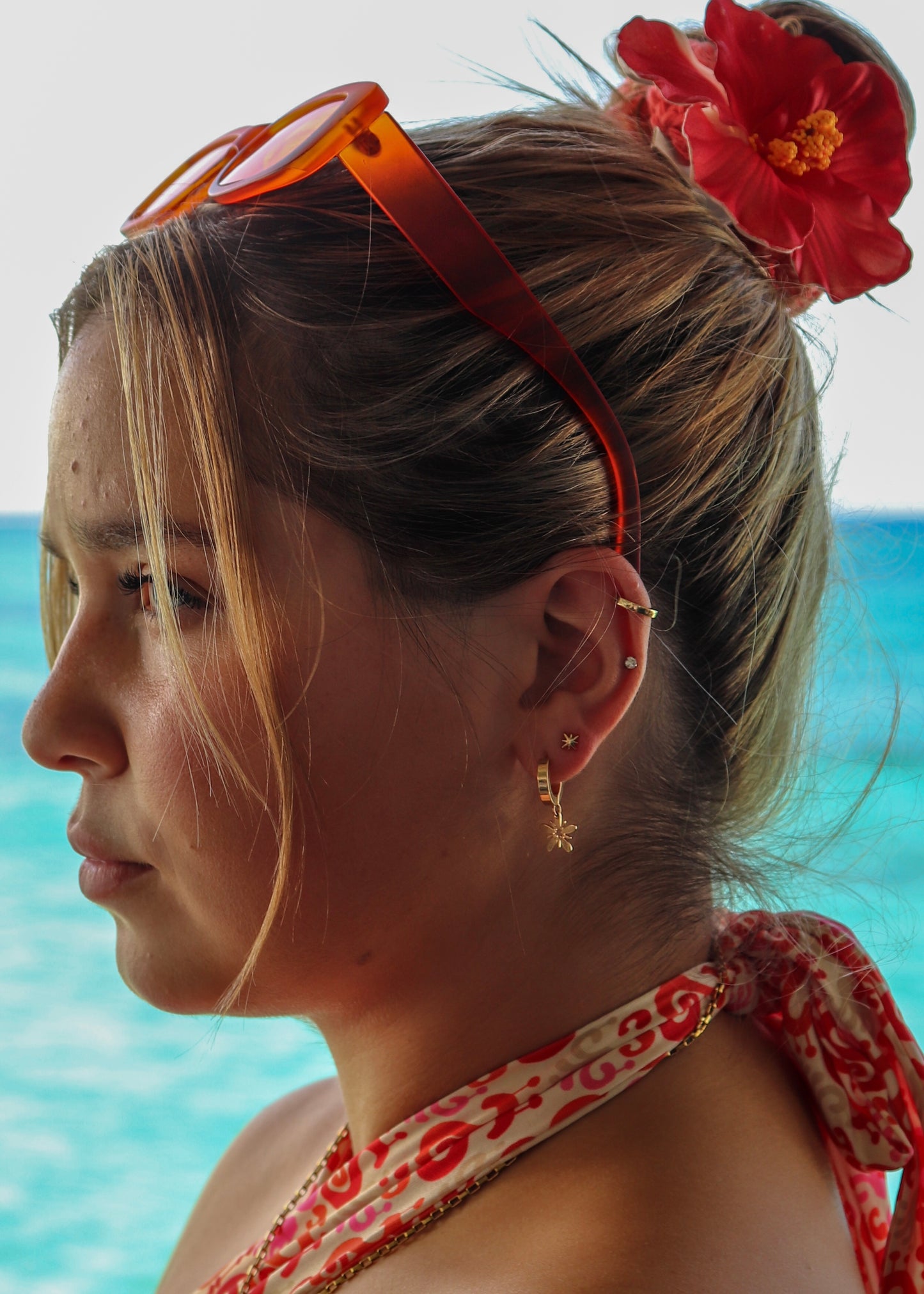 Celeste Stud Earrings - Gold