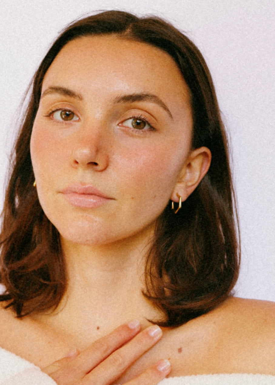 Bamboo Hoop Earrings