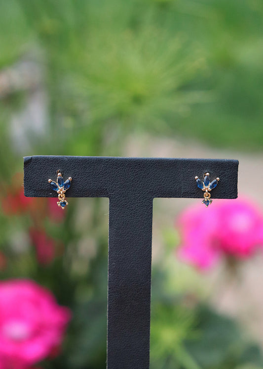 Boucles d'oreille Azul - or