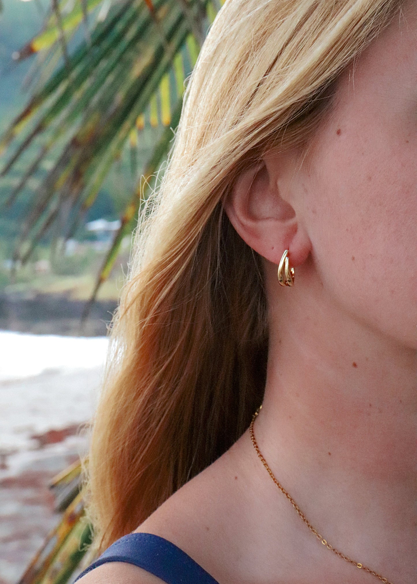 Boucles d'oreille Mirage - or