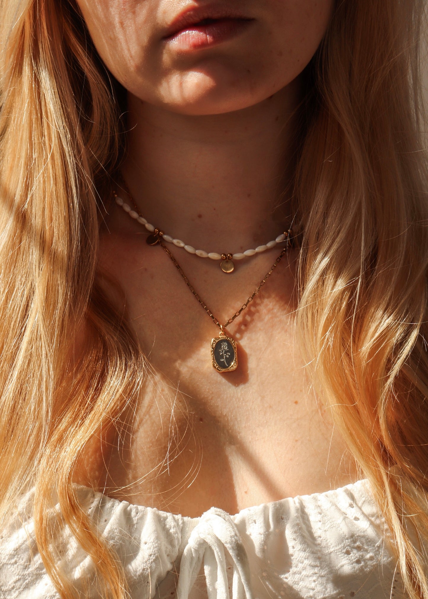 Lagos Pearl Necklace - Gold