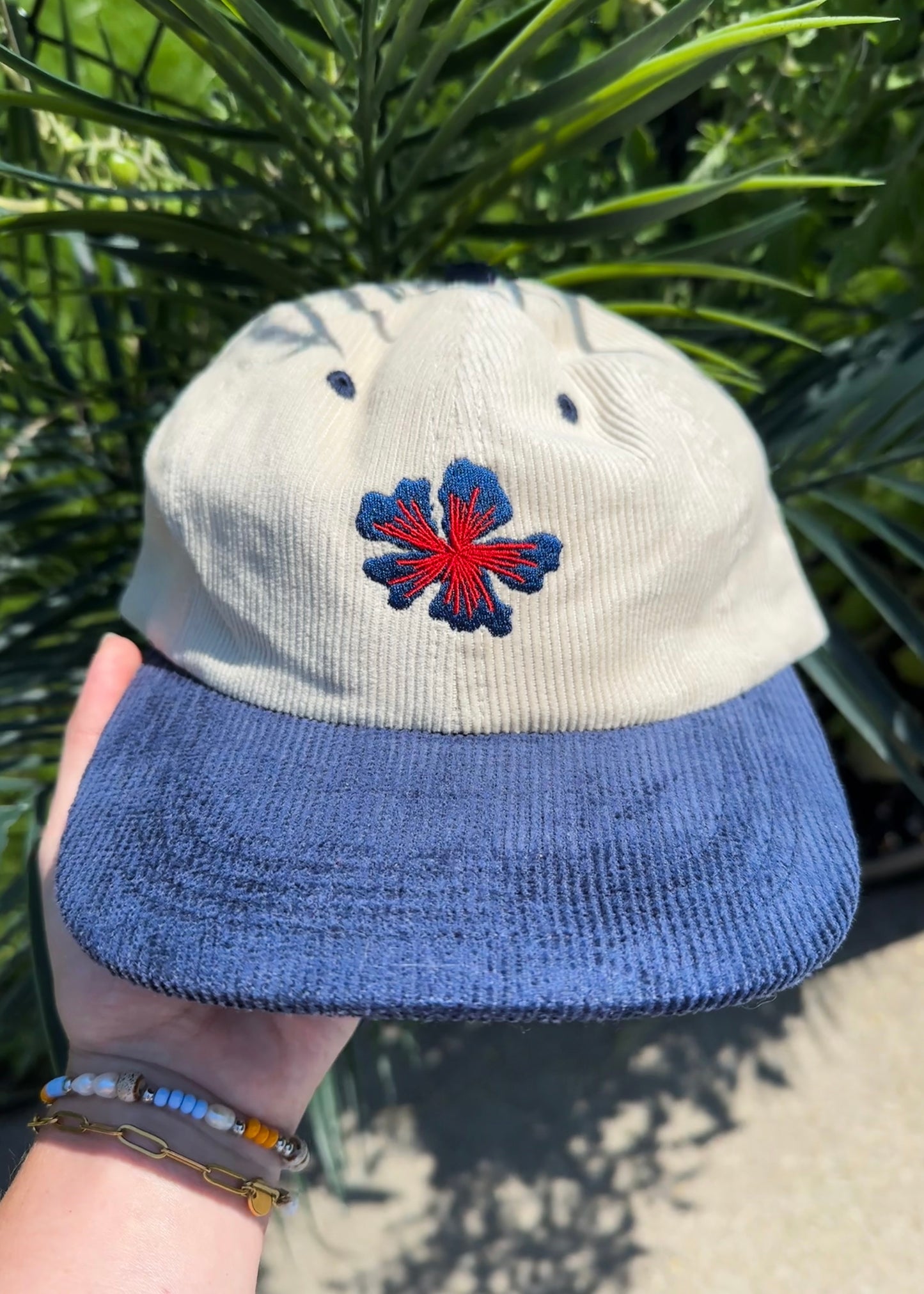 Casquette corduroy Hibisco