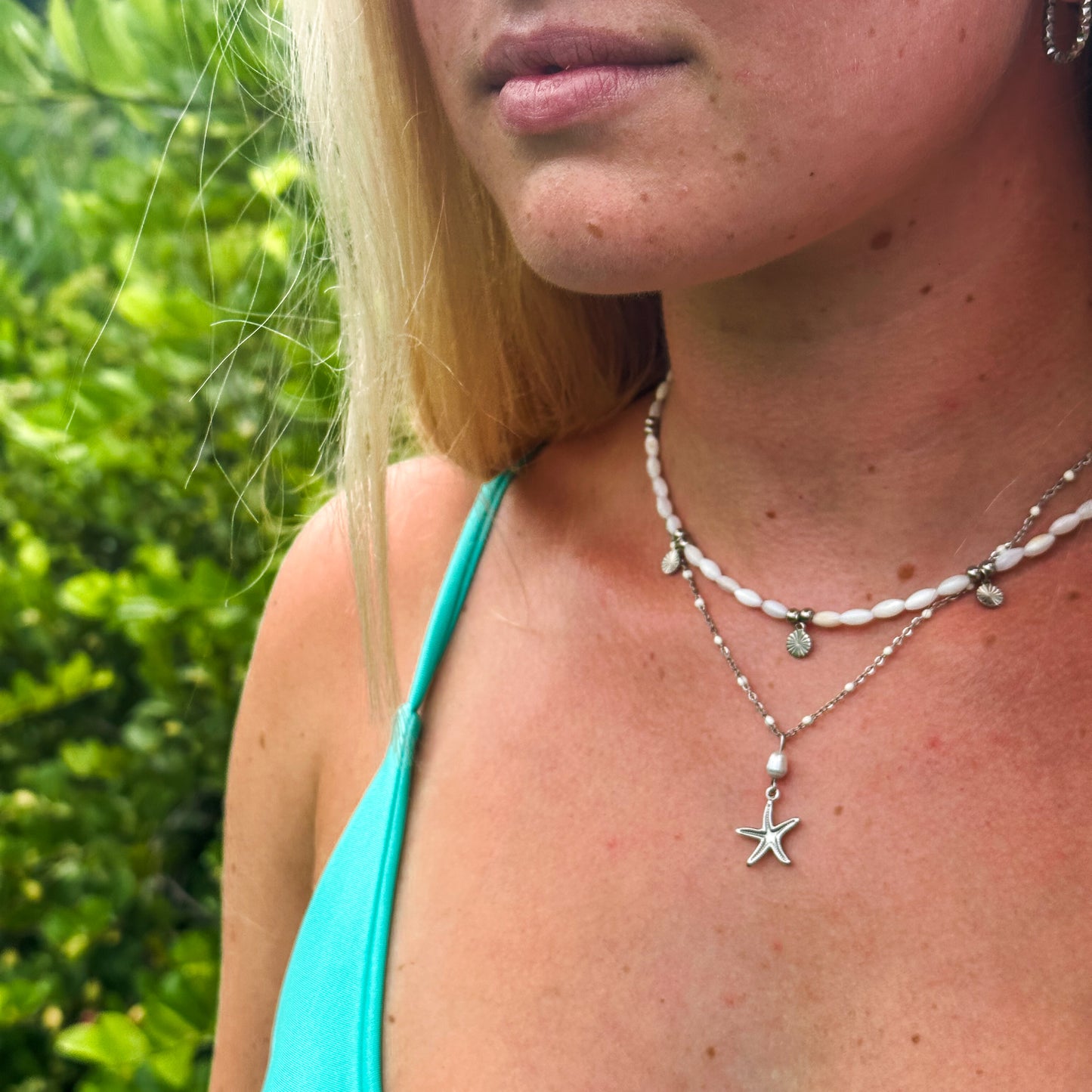 Lagos Pearl Necklace - Silver