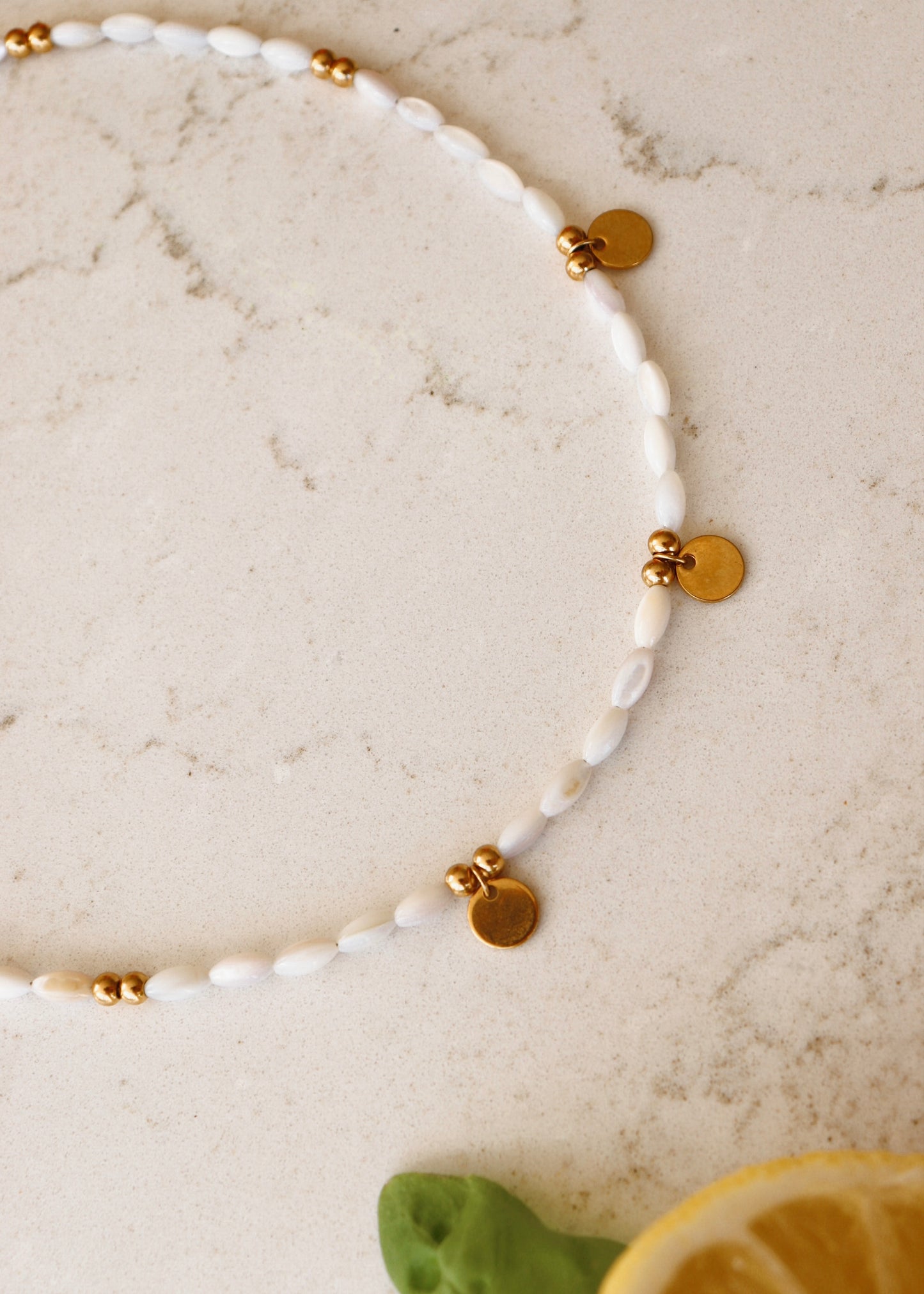 Lagos Pearl Necklace - Gold