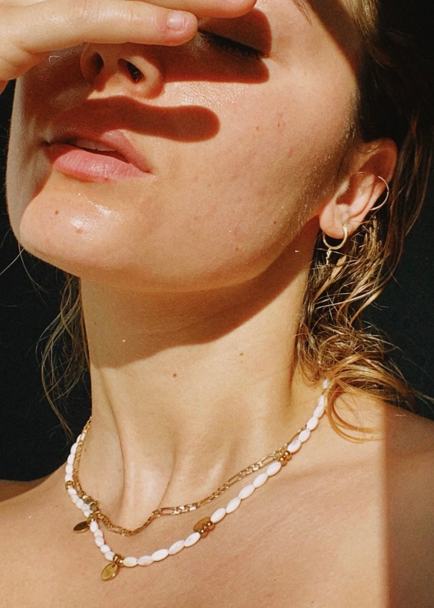 Lagos Pearl Necklace - Gold