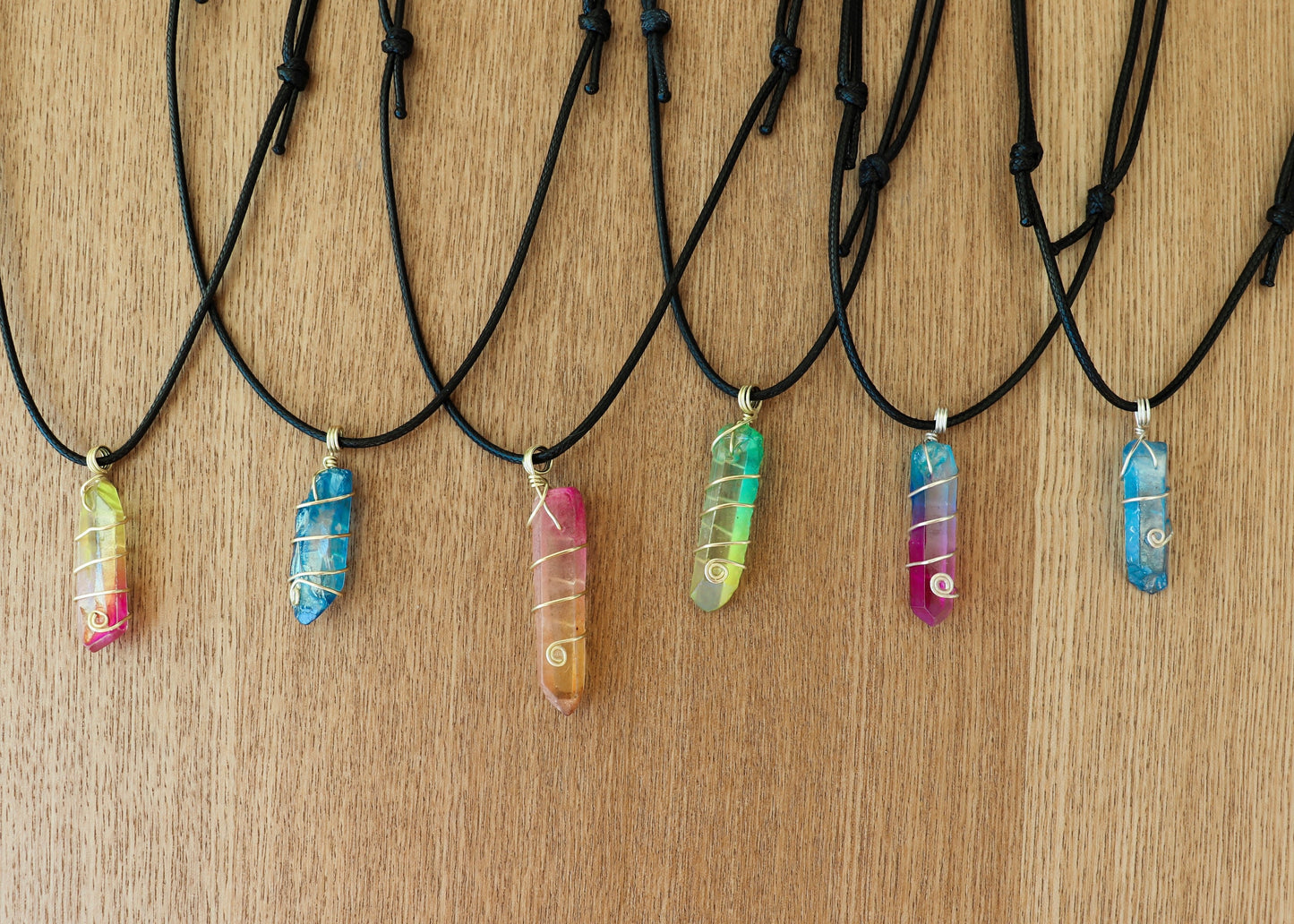 Wrapped Crystal Necklace