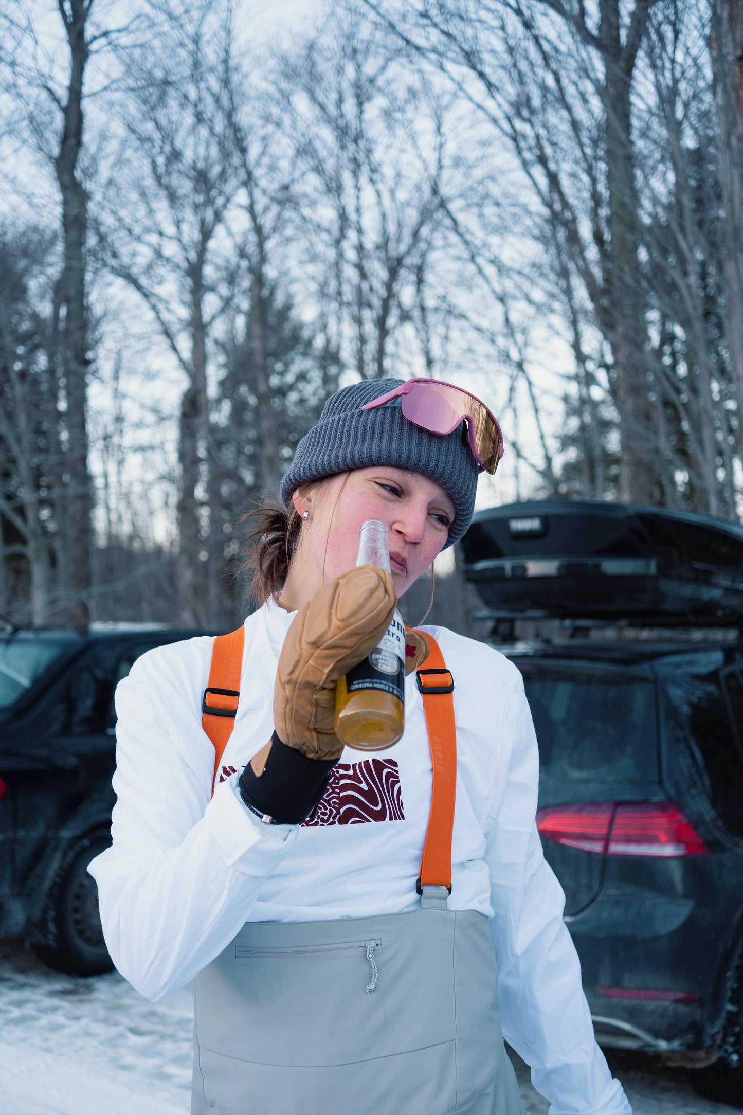 Tuque grise foncée