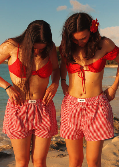 Gingham Short Flamenco