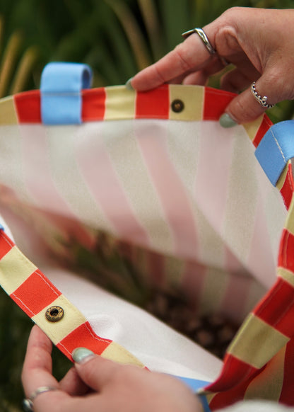 Cabana Striped Tote Bag