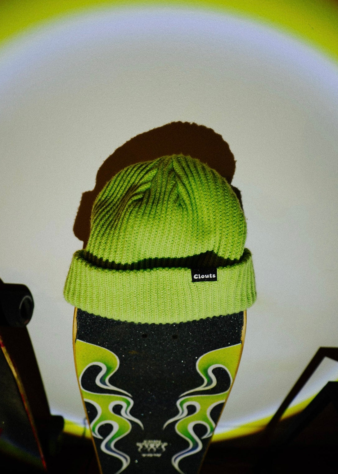 Tuque verte lime
