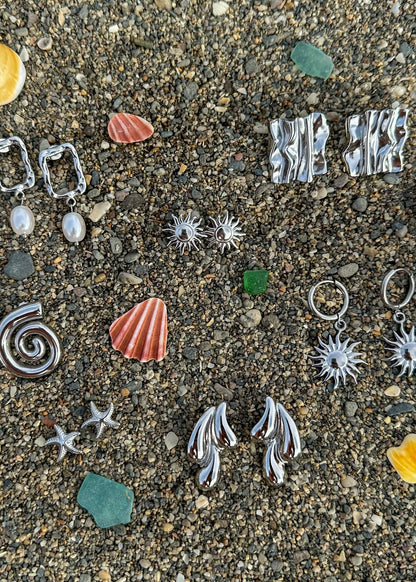 Boucles d'oreille Sol - argent