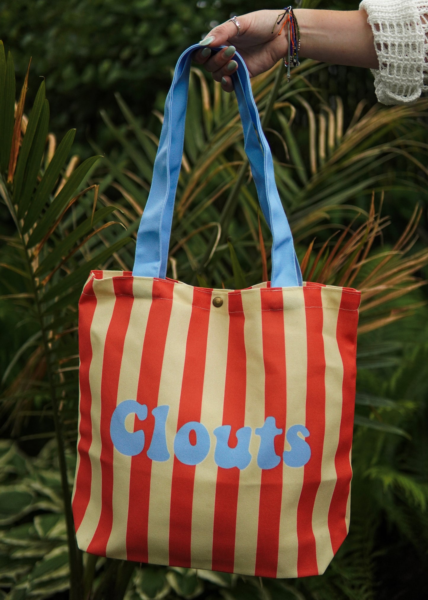 Cabana Striped Tote Bag