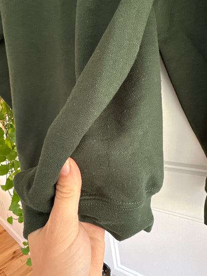 Crewneck Explore vert - S