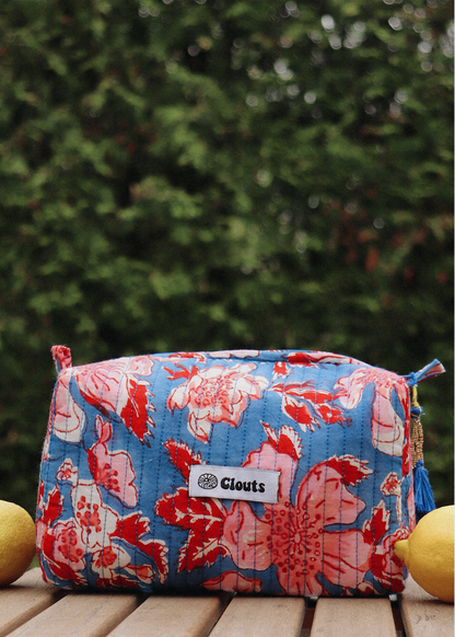 Quilted Cosmetic Pouch Muelle