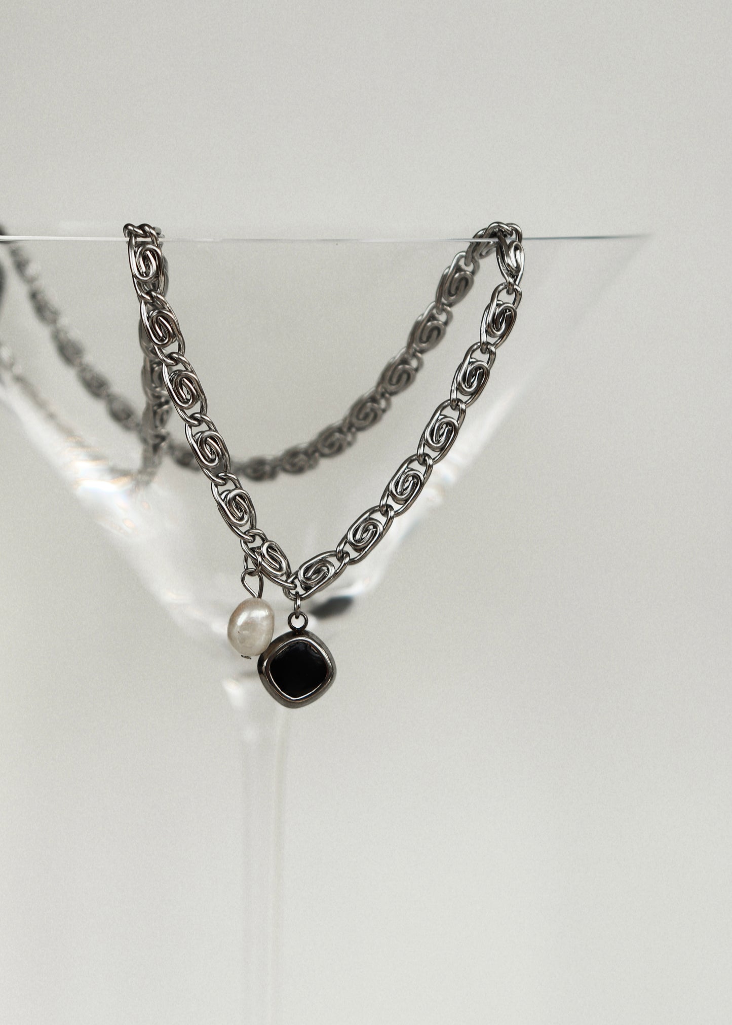 Black Pearl Necklace