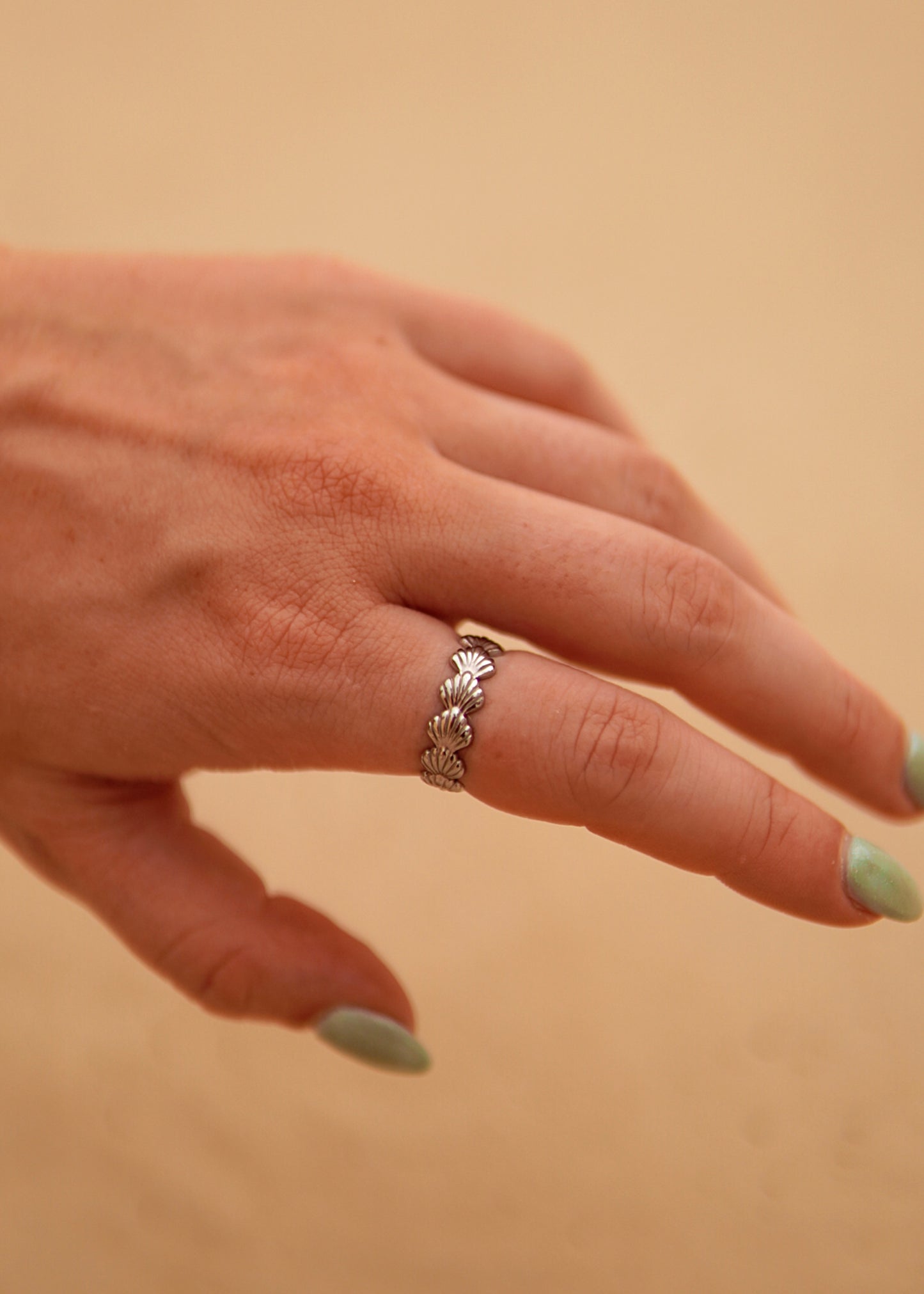 Seashell Ring - adjustable