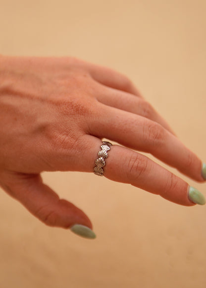 Seashell Ring - adjustable