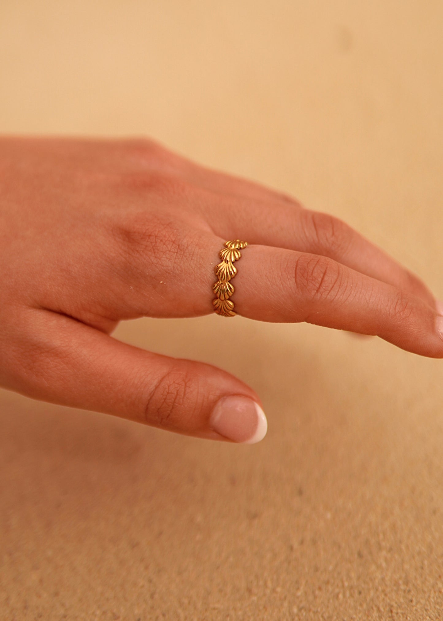 Seashell Ring - adjustable