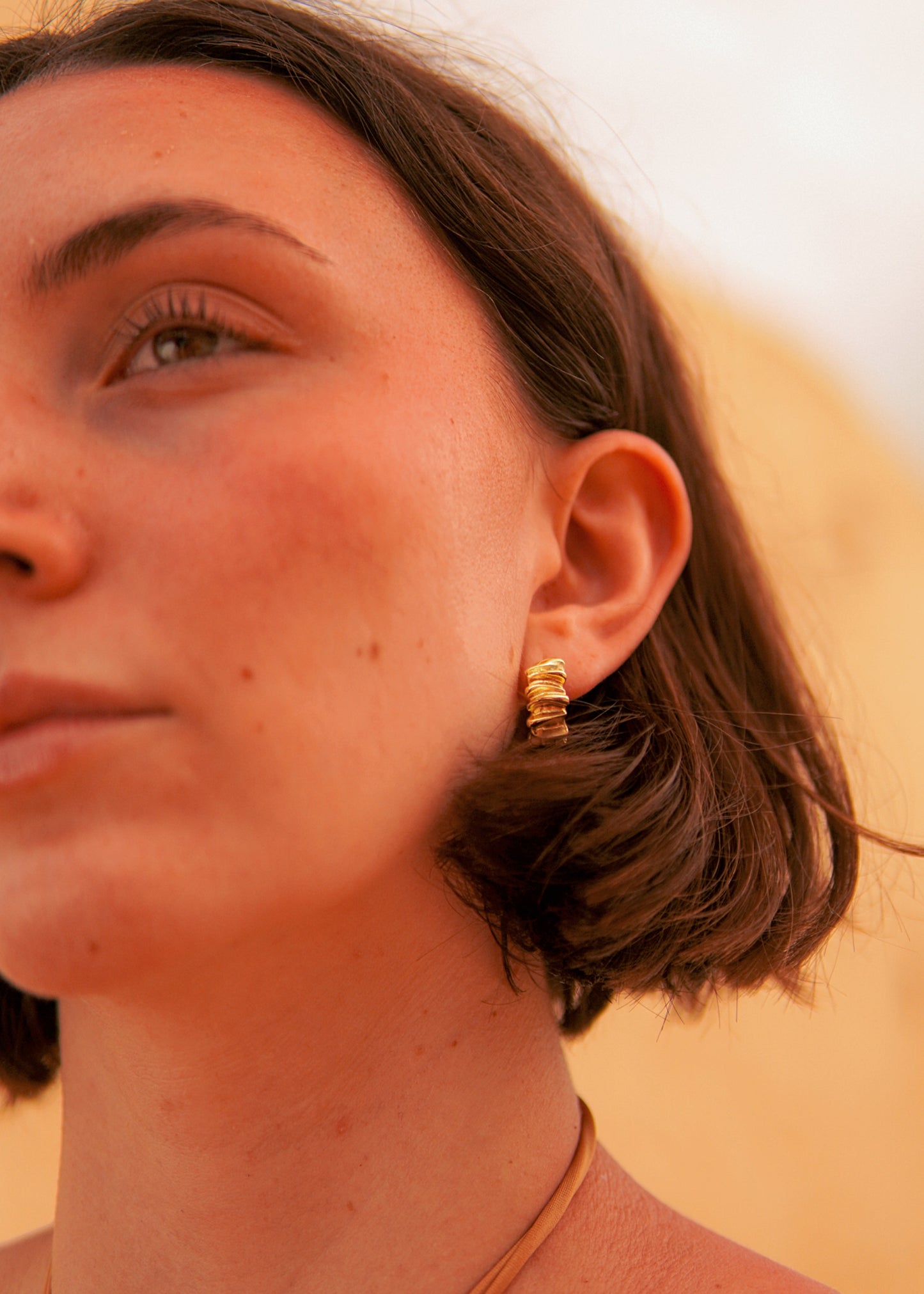 Bimini Hoop Earrings - Gold