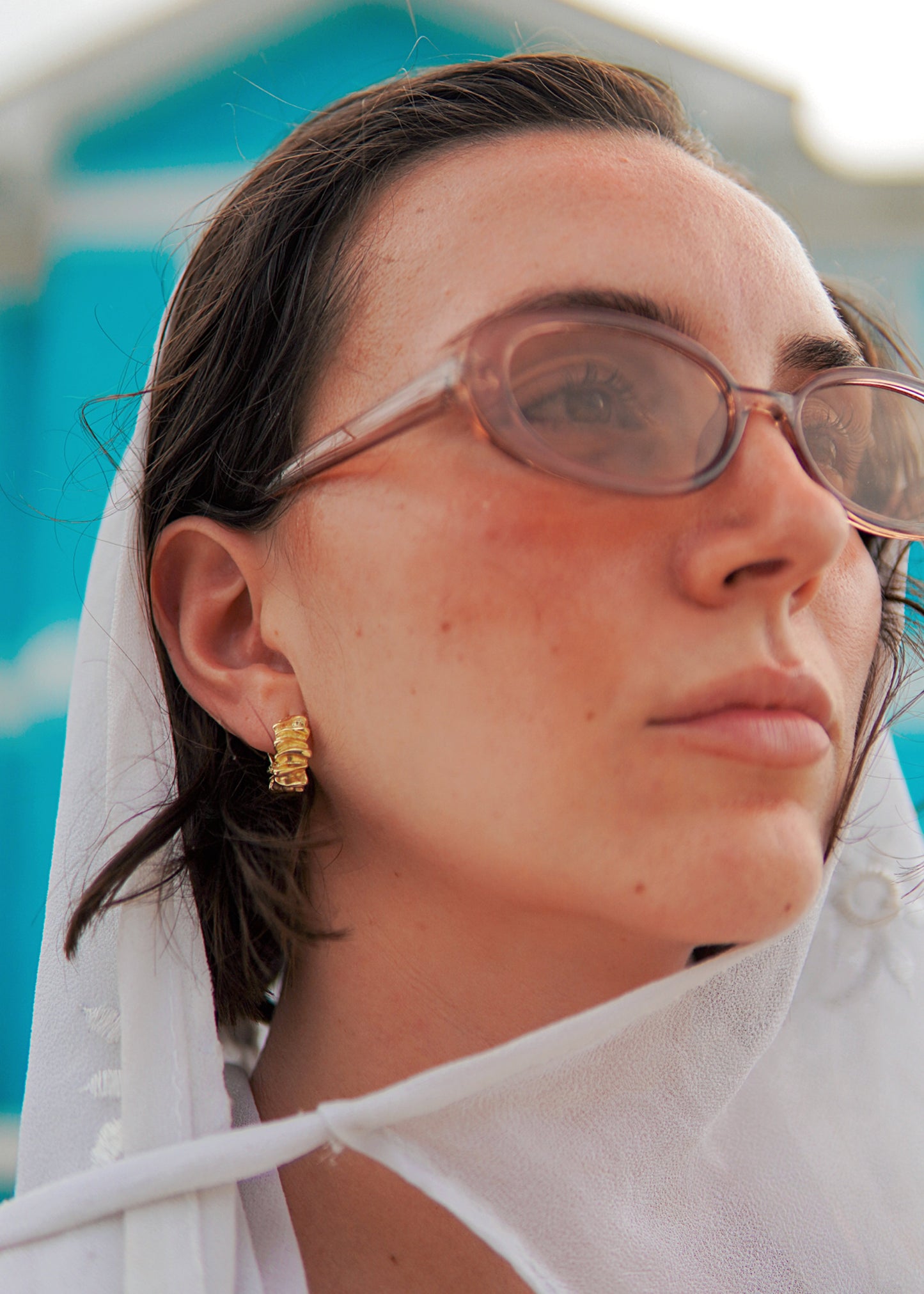 Bimini Hoop Earrings - Gold