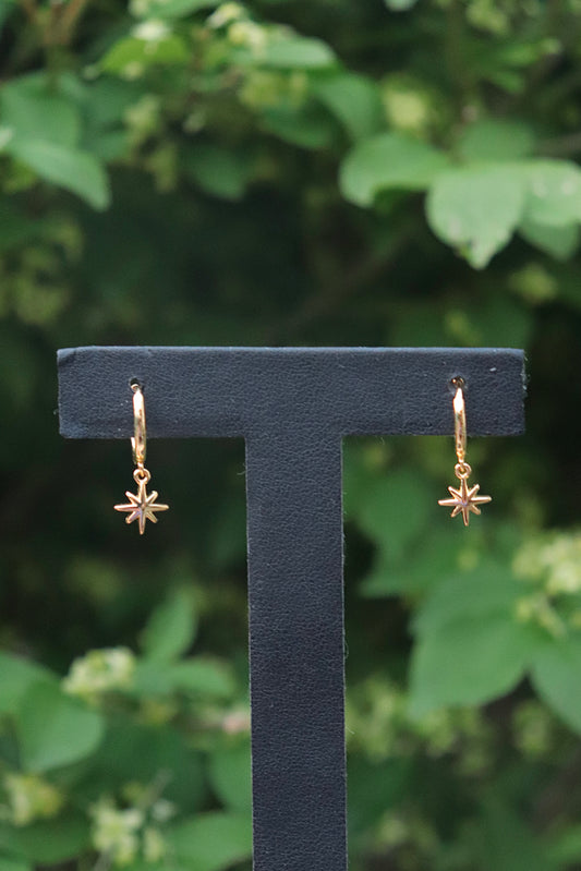 Sagrada Huggie Earrings - Gold