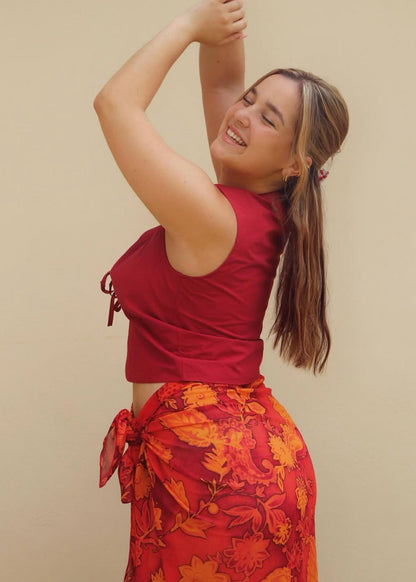 Camisole Flamenco à boucles