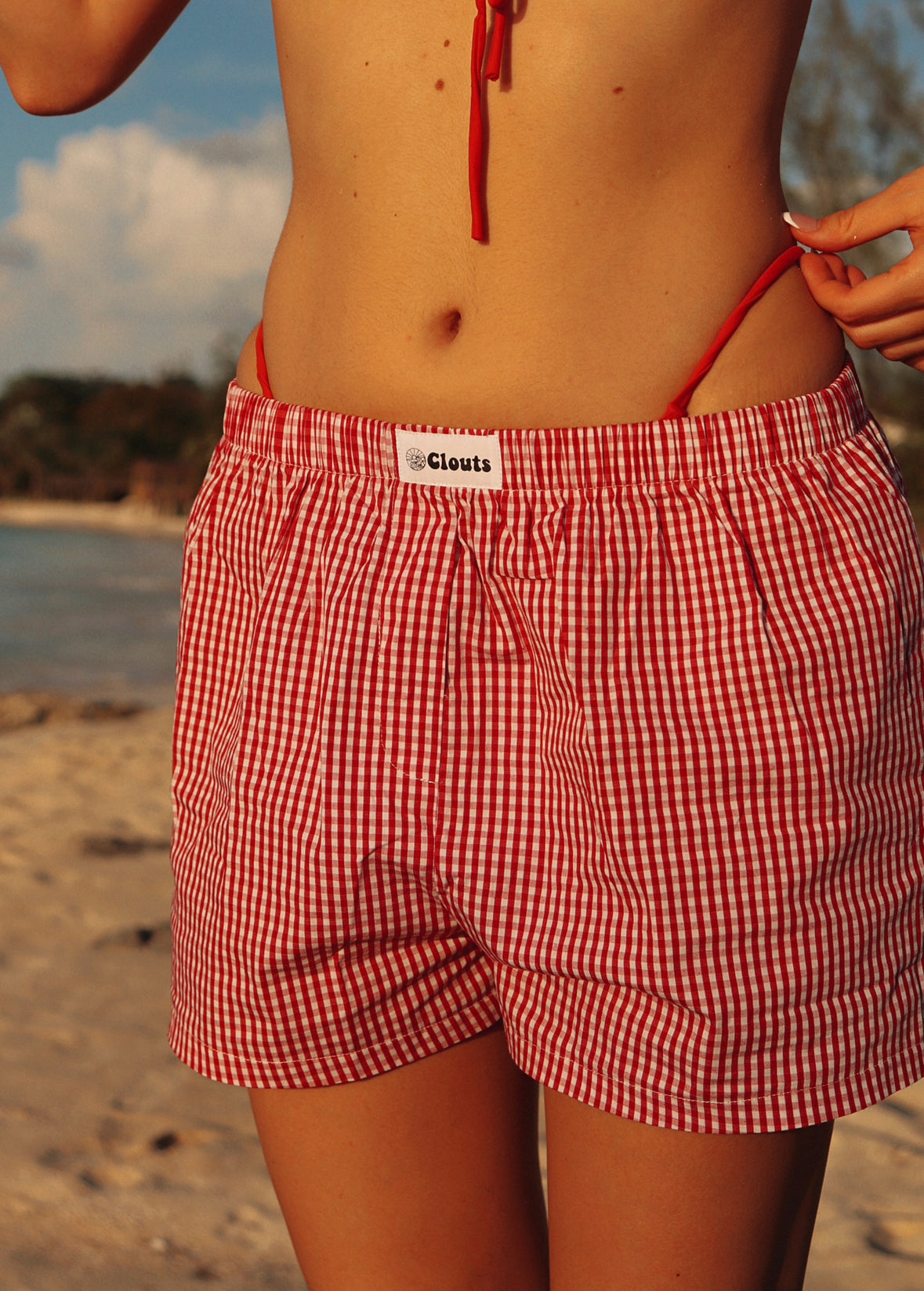 Gingham Short Flamenco