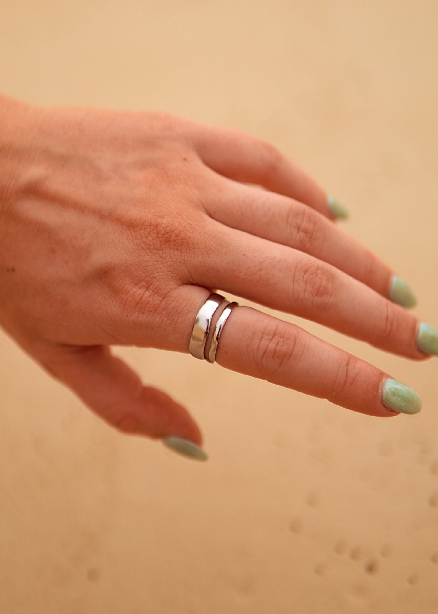 Double Wave Ring - adjustable