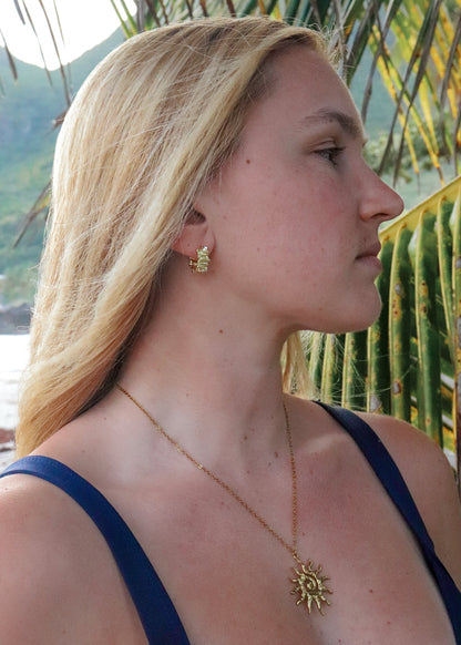 Bimini Hoop Earrings - Gold