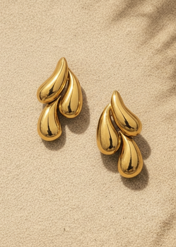 Dewata Earrings - Gold