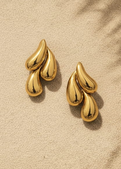 Dewata Earrings - Gold