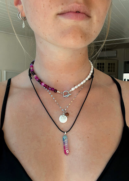 Wrapped Crystal Necklace