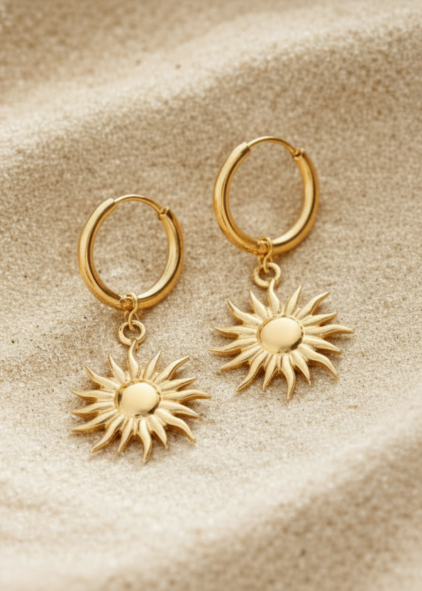 Boucles d'oreille Irie - or