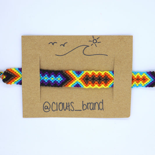 Tribal tangerine bracelet (5297086726294)